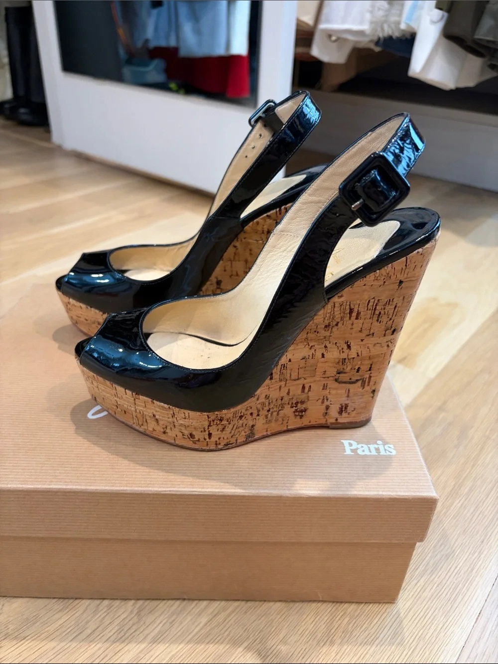 Christian Louboutin black patent